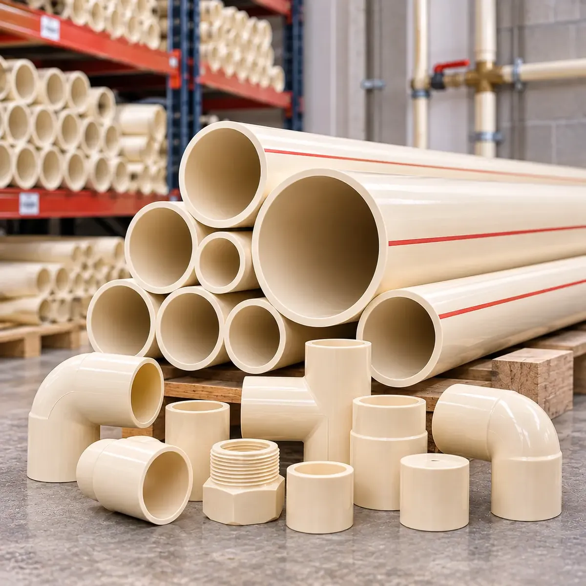 CPVC pipes for hot and cold water plumbing